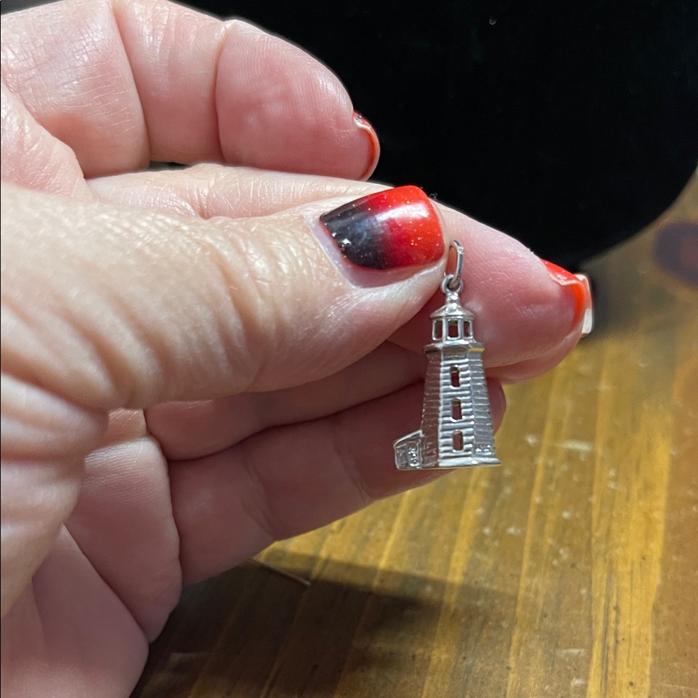 Sterling Silver Lighthouse Pendant